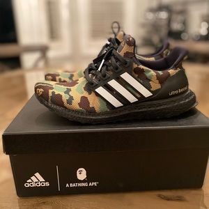 A BATHING APE x Ultraboost 4.0 Green Camo